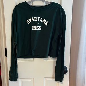 Michigan State Cropped Tee